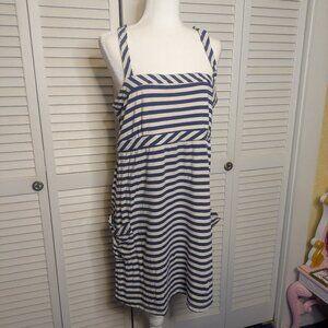 Dress American Eagle XL Navy & White